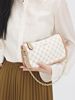 Trend small underarm bag, fashionable chain from pearl, one-shoulder bag, chain bag