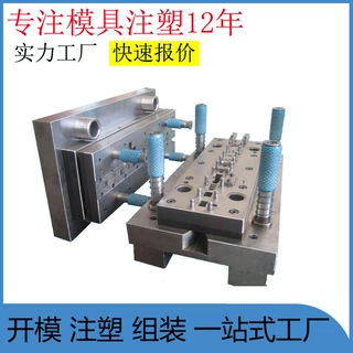 开模定制家用电器开关插座面板墙壁开关插座塑料模具喷油注塑