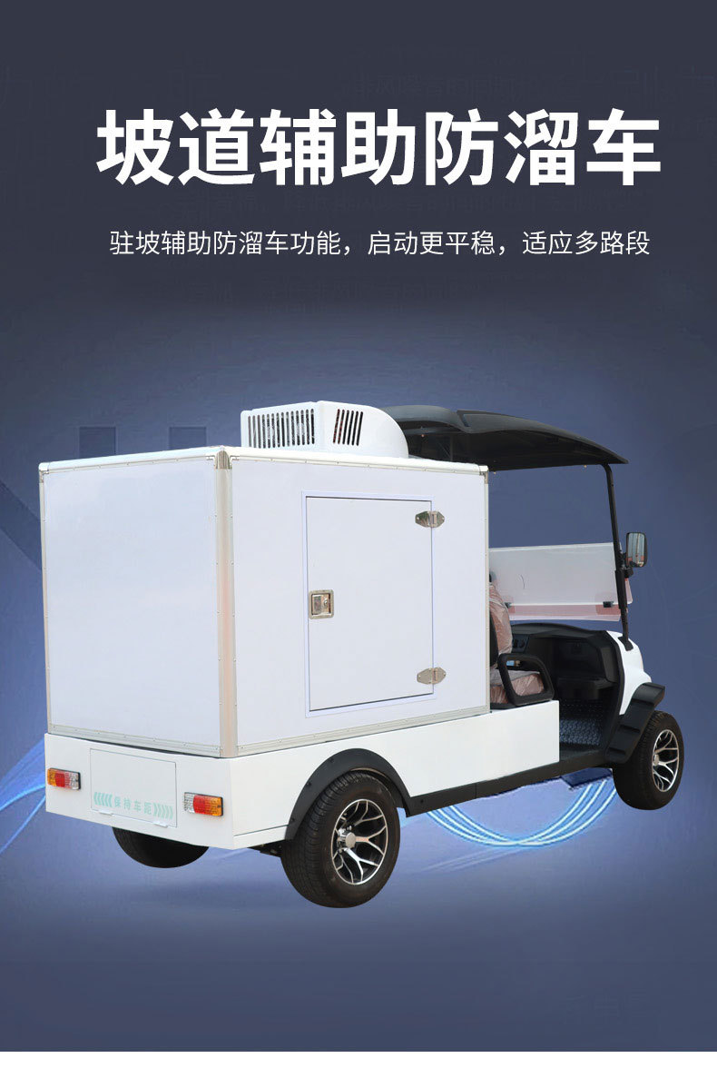 Enclosed Box-Type Four-Wheel Cargo Truck, Multi-Door Electric Truck, Small Foreign Trade Export Van, Electric Food Delivery Truck