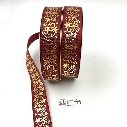 Dorado hilo cinta bar soporte material Palacio estilo flor hornear caja de regalo embalaje arco cinta