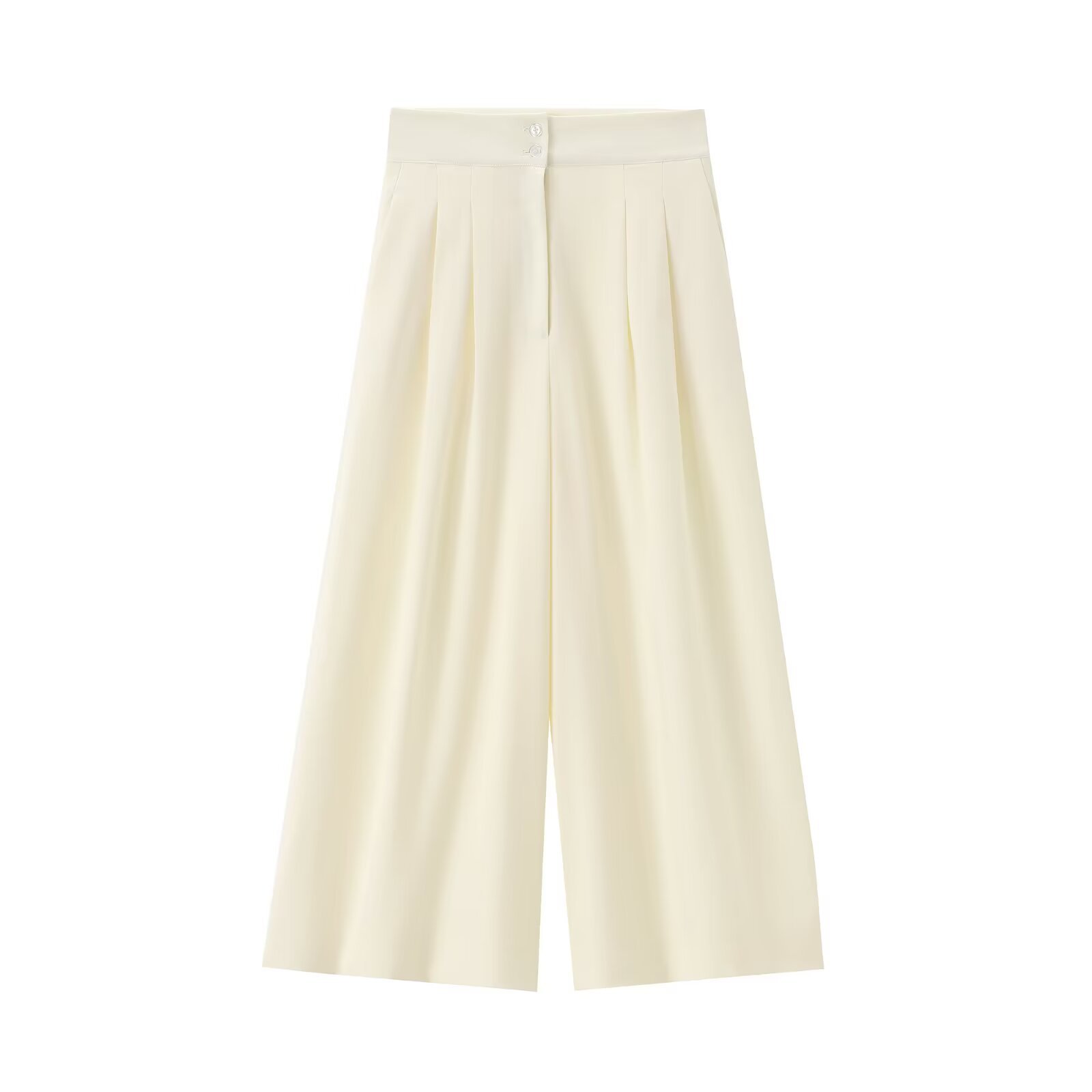 Cross-border Foreign Trade Women's Clothing 2025 Summer European And American Style V-neck Tie Top + Pleated Pants Set_ecoleips.com