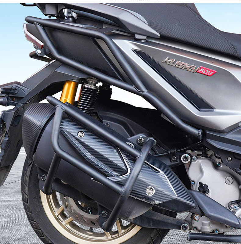 Suitable for Sanyang Husky 300 Bumper Full Surround Front and Rear Guard Bars Exhaust Bars Scooter Anti-Fall Bars Modification