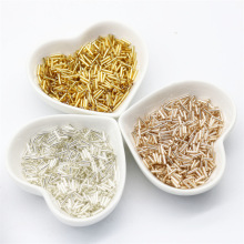 20克价2*6mm灌银3分玻璃管珠diy古风发簪步摇流苏玉簪花团花材料