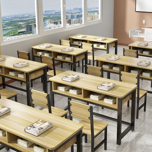J^ Desk and Chair Student School Desk Training Table Tutoring Class Kidsren's Study Table Set Home Writing Tutoring Support