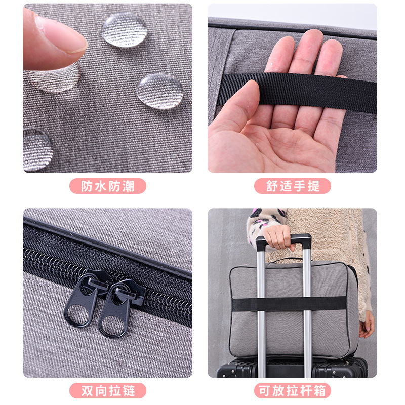 Multi-layer document bag storage bag family large-capacity multi-function storage box credit card driver's license file card bag