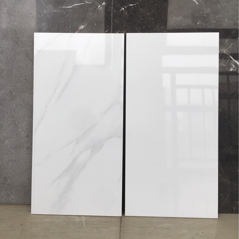 Foshan ceramic tile wholesale jazz white wall tiles 300*600 kitchen bathroom interior wall glazed non-slip floor tiles on sale