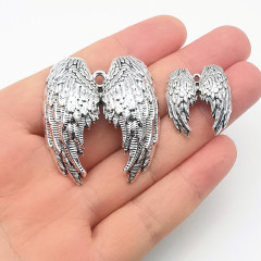 DIY亜鉛合金アクセサリーアクセサリー立体天使翼ペンダントクリエイティブパンク手作りペンダント