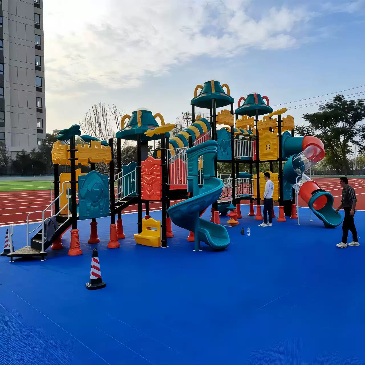 户外大型组合小博士儿童滑梯幼儿园室外滑滑梯小区公园游乐设备施