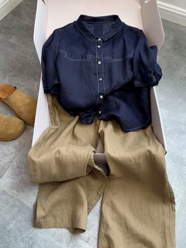 For Petite People, a Complete Set of European-Style Clothing Is Popular This Year, Featuring Beautiful, Lively, Age-Reducing, and Unique Denim Shirts and Pants for Summer For Petite People, a Complete Set of European-Style Clothing Is Popular This Year, Featuring Beautiful, Lively, Age-Reducing, and Unique Denim Shirts and Pants for Summer