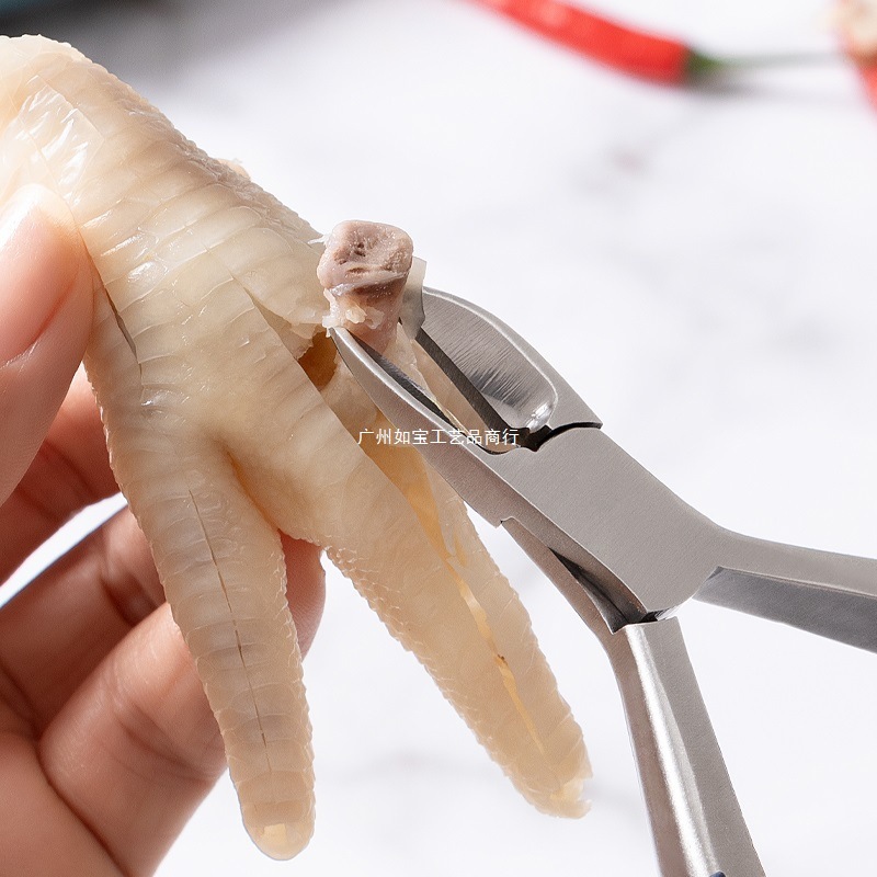 骨机器鸡爪无骨鸡爪脱骨去脱骨去骨鸡爪鸡脚剔工具不锈钢