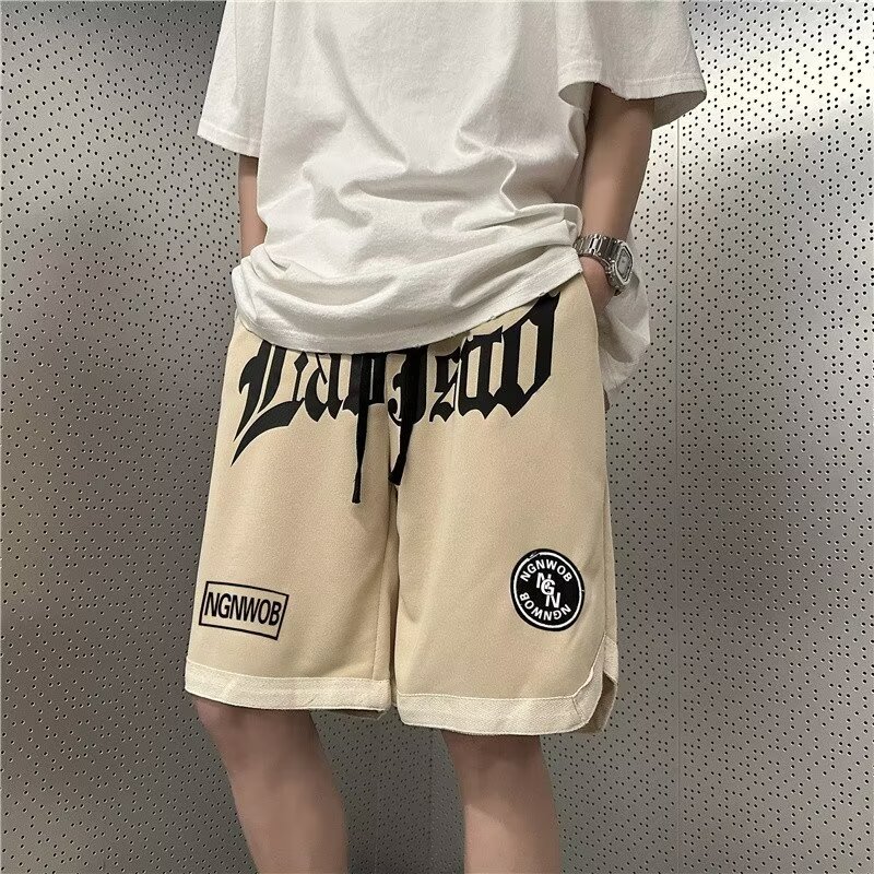 Summer New Teenager American Chinese Pants Men's Trendy Brand Thin Design Sense Niche Loose Sports Casual Pants