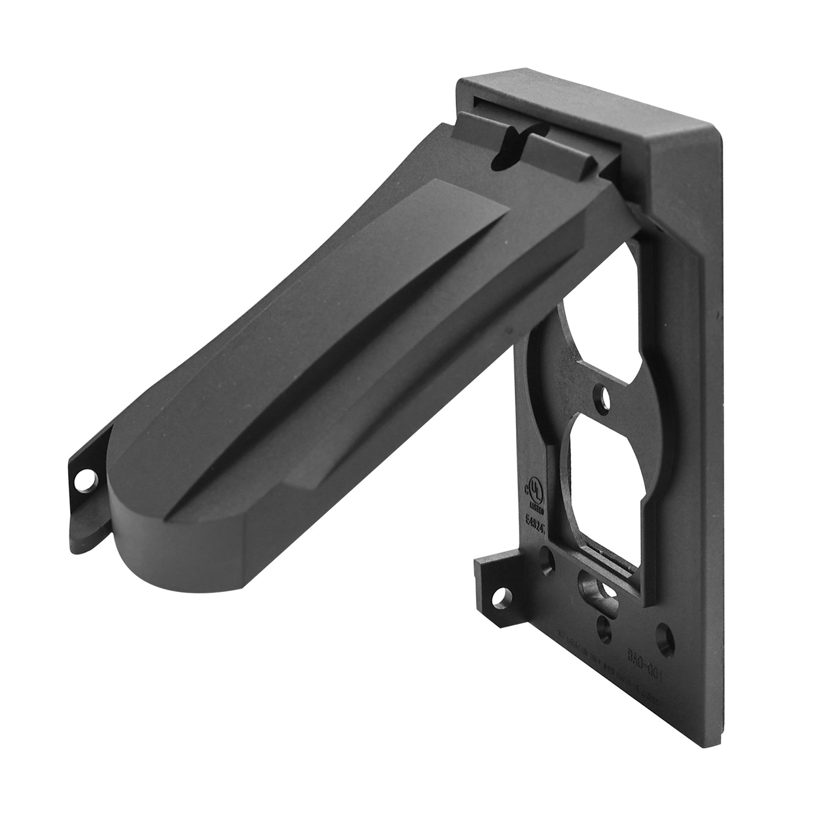 户外插座防水盖GFCI防水盖 两孔插座防水盖 美式插座防水盖 黑色