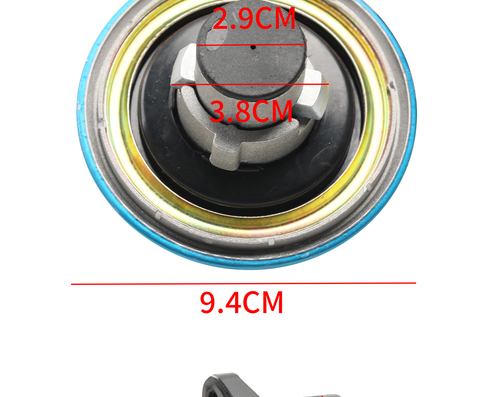 Suitable for Dayun/Zongshen/Lifan/Loncin Motorcycle Fuel Tank Cap, Electric Door Lock, Tricycle Lock, Fuel Tank Lock Cover