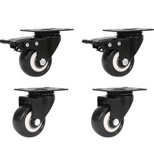 轻型金钻万向轮静音脚轮转向轮滑轮定向承重轮带刹车小轮子移动滚