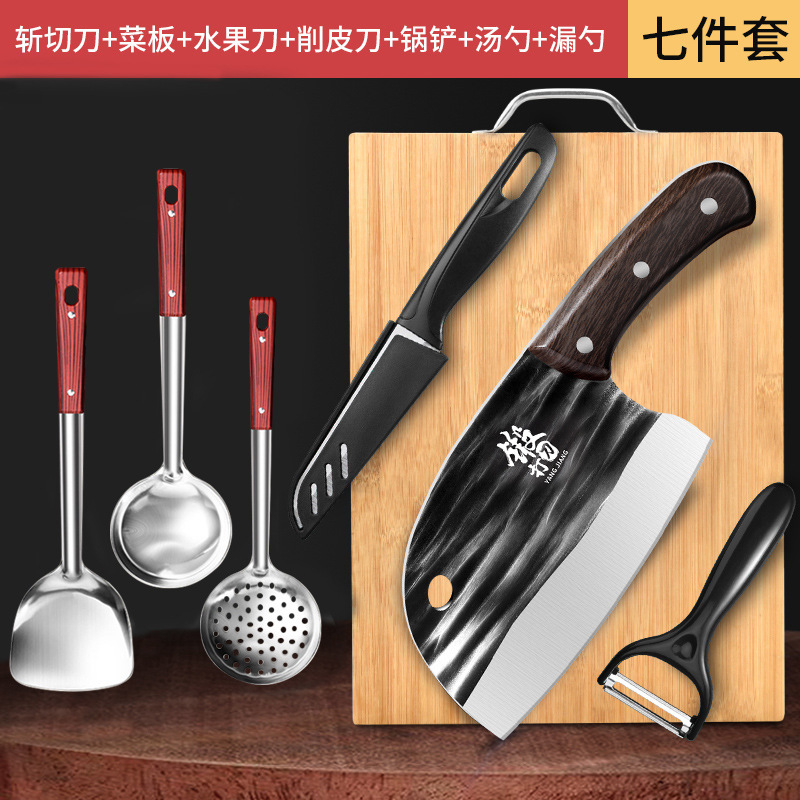 Cuchillo de cocina Longquan 2 - en - 1 con tablero de cortar forjado Yangjiang cuchillo de cocina cuchillo de cocina sin fotos