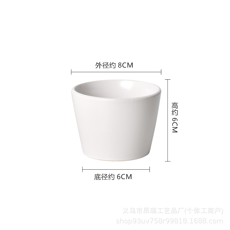 작은 둥근 세면대 8*8*6cm 구멍 없음