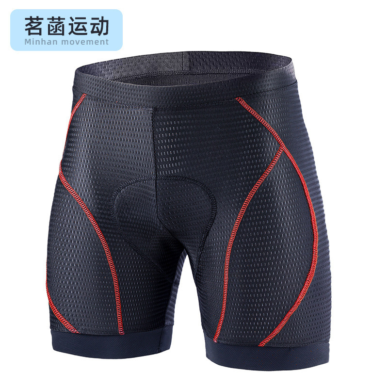 Men's Cycling Shorts, Shock-Absorbing, Breathable, Non-Slip, Quick-Drying, 3D Underwear, Cushions, Mountaineering Road Bike Shorts, Cross-Border Hot Style