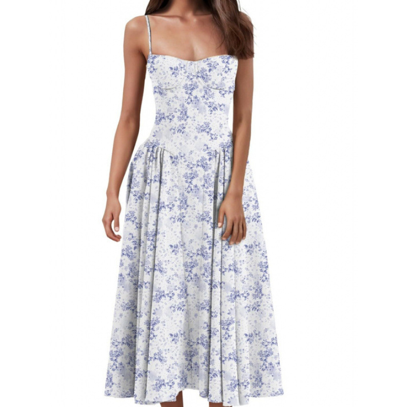 X24128-블루 플로럴