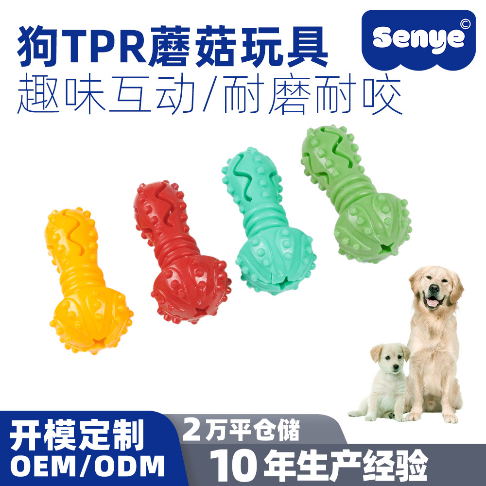 (2개) 소형견, 중형견, 강아지, 대형견을 위한 애견 어금니 장난감, 물림 방지 버섯, 자가 자극 치아 갈기, 애완동물 사료 누출 감압