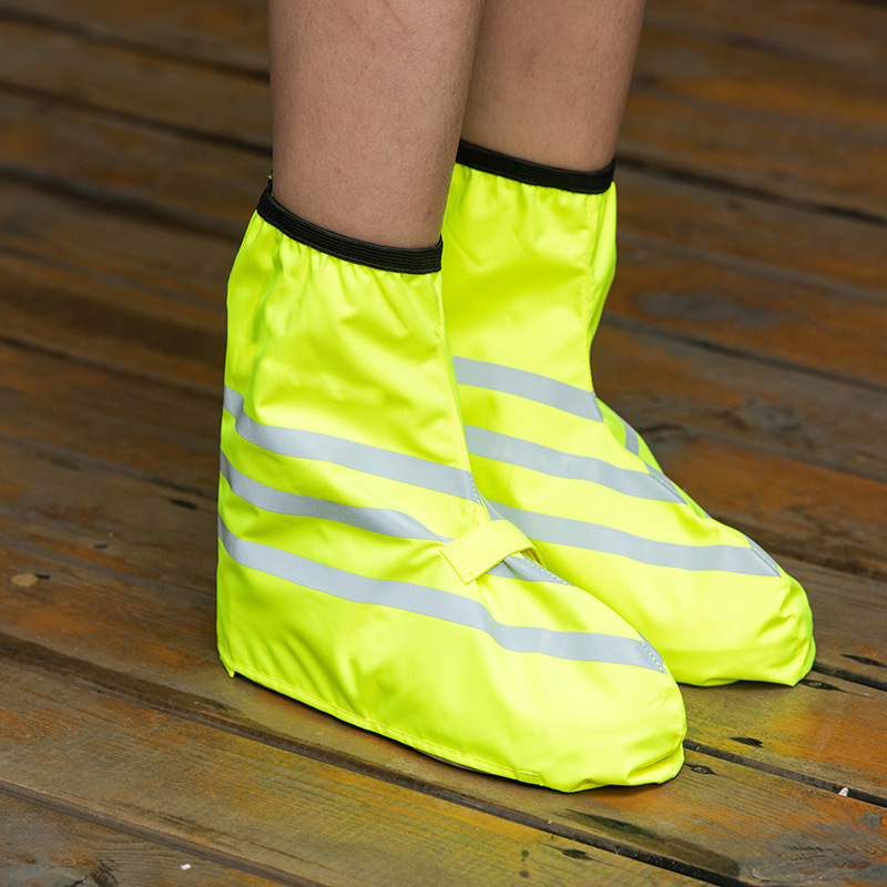 형광 노란색 반사 신발 커버