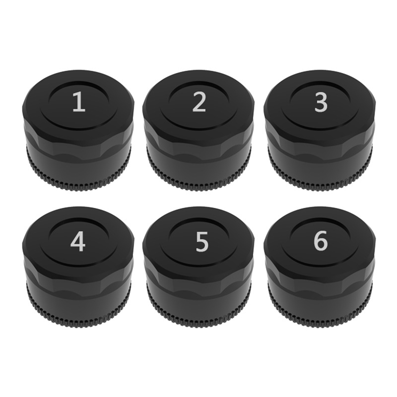 Car intelligent convenient tire pressure monitor six-wheel high-precision tire pressure detector truck RV TPMS