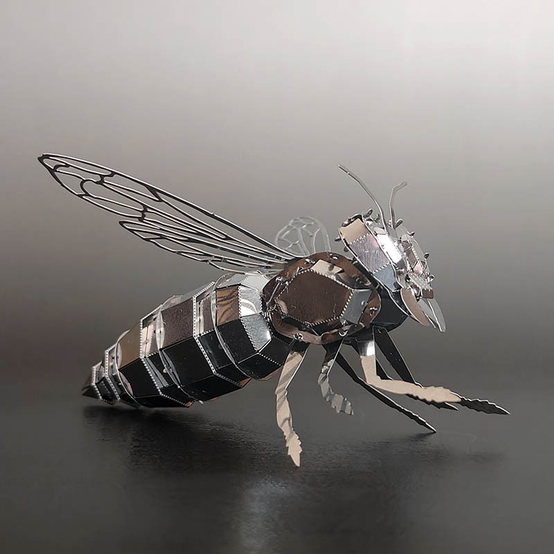 Modelo de Hormiga de Acero Inoxidable, Ensamblaje DIY, Rompecabezas Tridimensional sin Pegamento