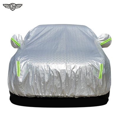 Car clothing: stock Cross-border DuPont Oxford fleece-lined - 2s-hatchback-small-size-395170150cm-mosaic-silver