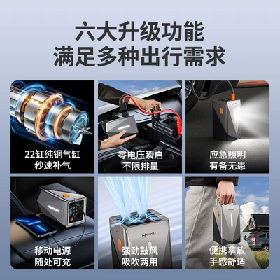 Compressor with Power Bank – Kempinq və səyahət