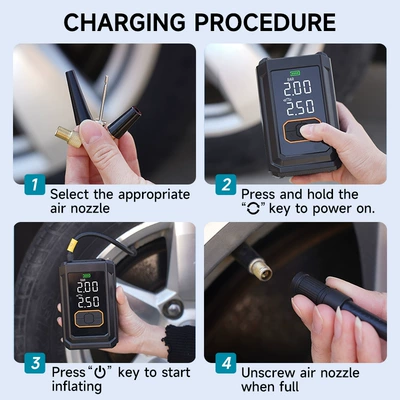 Qìchē – Hava nasosu Portable Tire Inflator