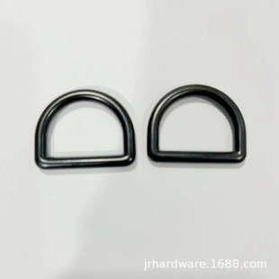 Cross-border supply in stock luggage hardware accessories D-shaped buckle semicircle manufacturers supply zinc alloy one-inch 25mmd buckle