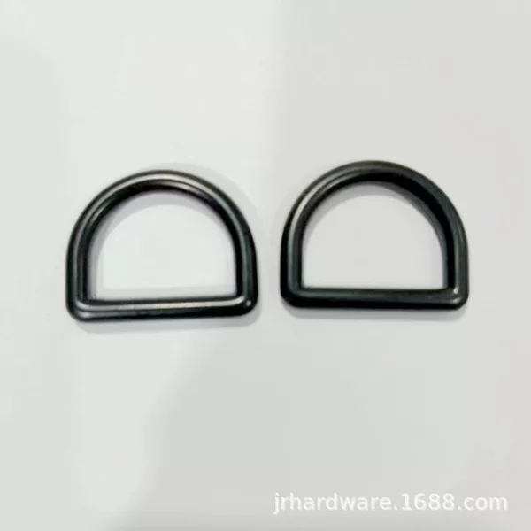 Cross-border supply in stock luggage hardware accessories D-shaped buckle semicircle manufacturers supply zinc alloy one-inch 25mmd buckle