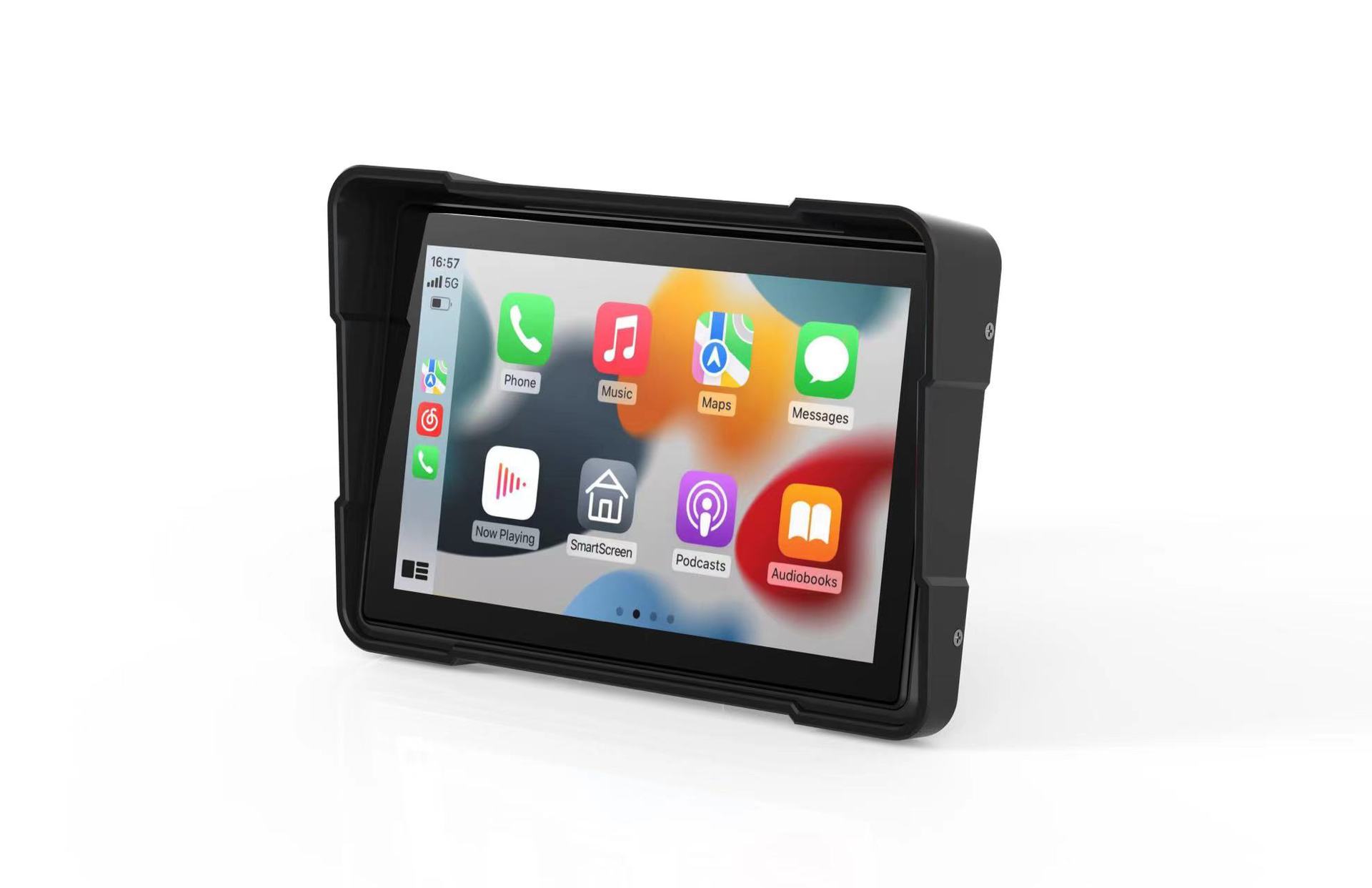 Hot-Selling Model 5inch Motorcycle Carplay 5inch Dashcam Supports Dual Recording Front and Rear In-Car Camera 5inch Carplay