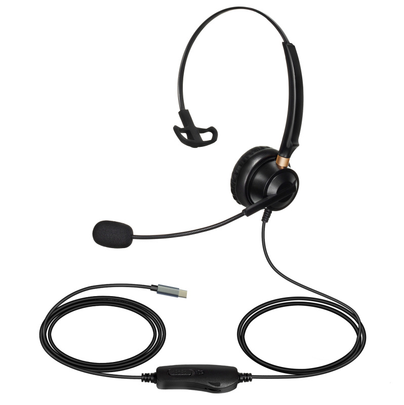 TYPE-C Mobile Phone Headset Head-mounted USB Student Online Class E-sports Game Word Headset OffiCe Radio TYPE-C Mobile Phone Headset Head-mounted USB Student Online Class E-sports Game Word Headset OffiCe Radio