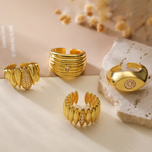 �Ĺ� �羳��Ʒ��Լ����ͭ��18K���ʯ���ο��ڽ�ָŮС�ڸ���ָ��