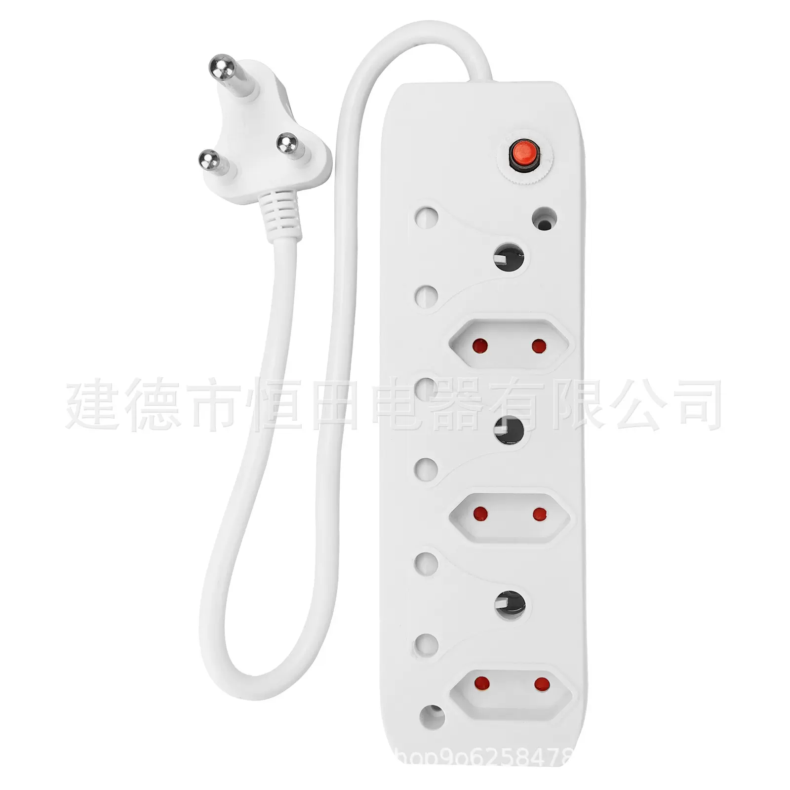 南非英标拖线板 跨境批发多孔4孔插线板插座大功率全铜插排