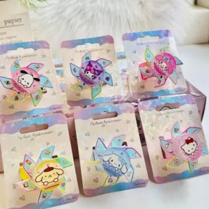 Sanrio детская игрушка «Ветерок» переключатель крутящийся мигающий мультяшный браслет волчок для мальчиков