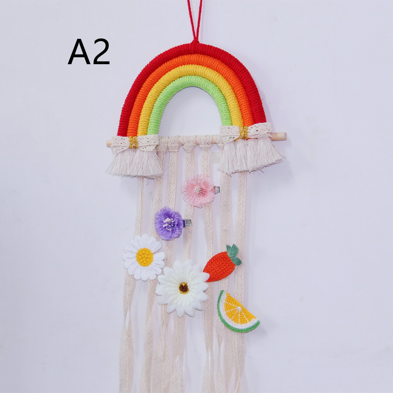 Mode Arc-en-ciel Ficelle De Coton Ornements Suspendus display picture 4