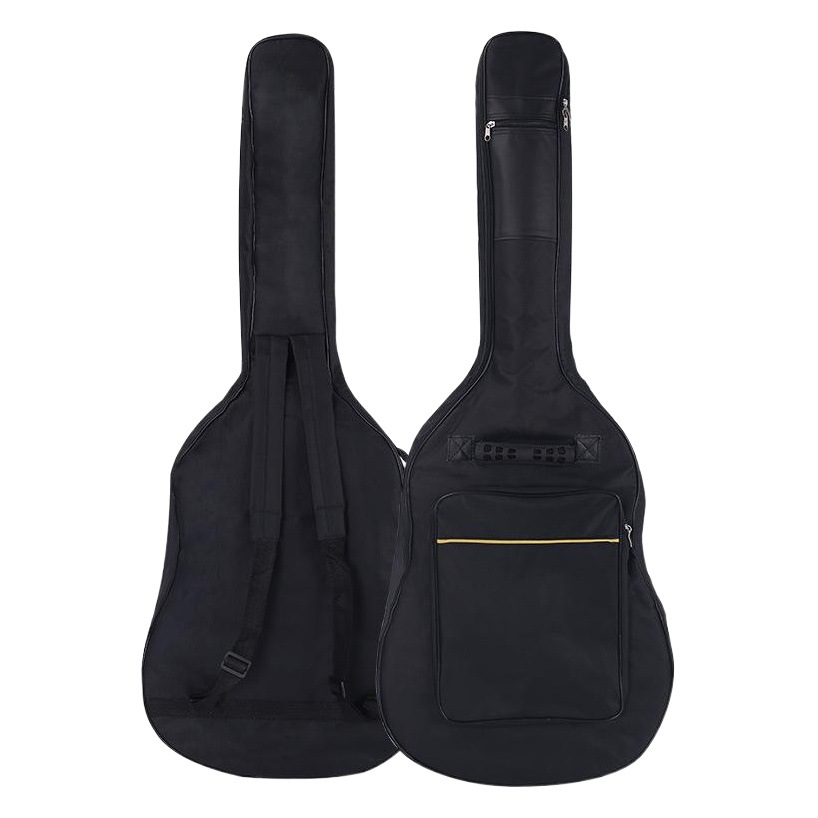 Balada popular 41 pulgadas de algodón acolchado bolsa de piano de doble capa engrosada de algodón acolchado bolsa de guitarra de viaje al aire libre mochila