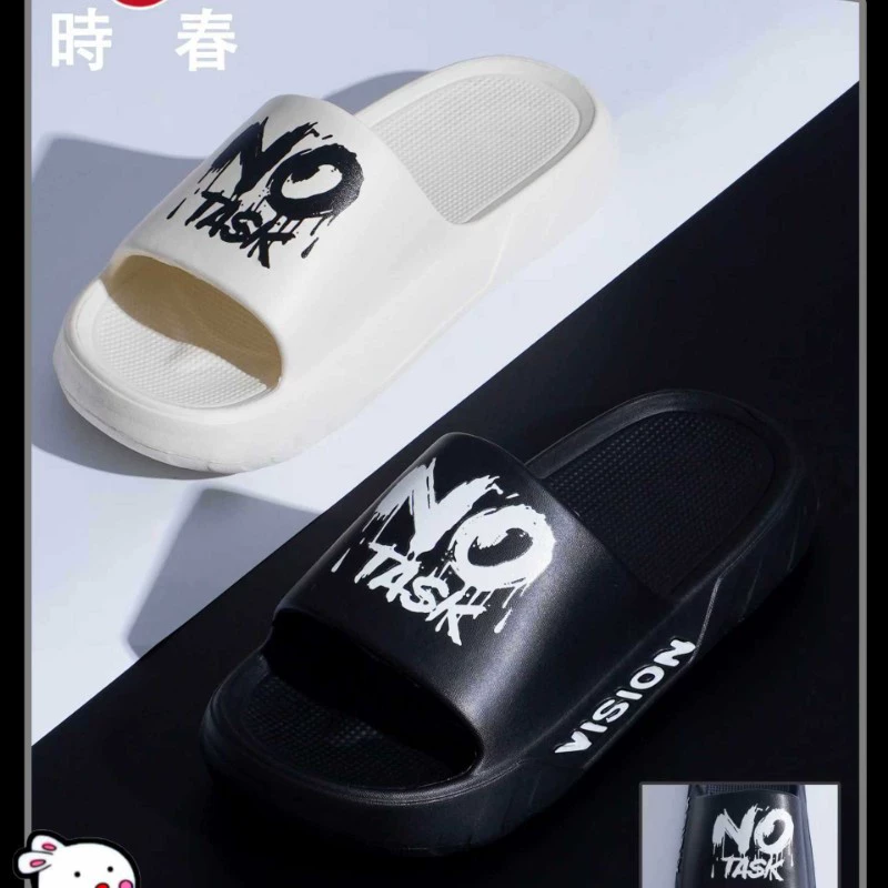 Тапочки пара купание в ванной комнате дома 2024 летом Eva наступила на фекалии