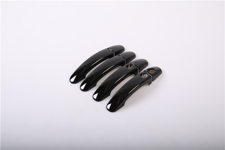 Suitable for Fox Maverick door bowl handle modification car exterior door handle decoration protection stick bright strip paint black