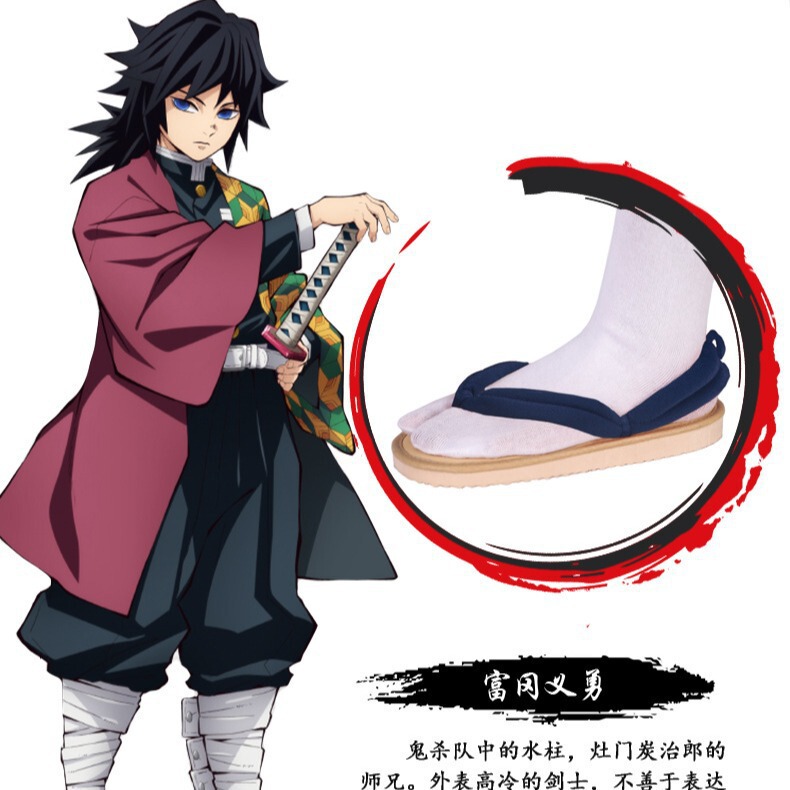 Demon Slayer: Kimetsu No Yaiba Love Pillar Kanroji Mitsuri Cosplay Wooden Clogs Japanese-Style Comic Convention Annual Meeting Halloween Performance Cosplay Shoes Demon Slayer: Kimetsu No Yaiba Love Pillar Kanroji Mitsuri Cosplay Wooden Clogs Japanese-Style Comic Convention Annual Meeting Halloween Performance Cosplay Shoes