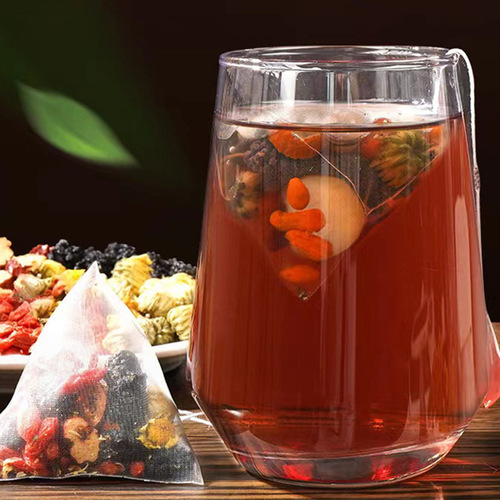 Yangyuanji Mulberry Goji Berry Longan Tea Triangle Pack Goddess Tea Black Mulberry Goji Berry Tea Wholesale and Distribution Red Date Tea