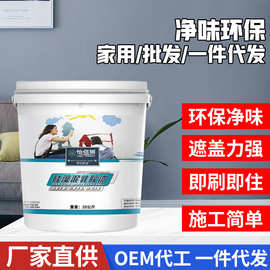 怡佰丽乳胶漆白色彩色硅藻泥旧房翻新漆自刷净味环保内墙水性漆
