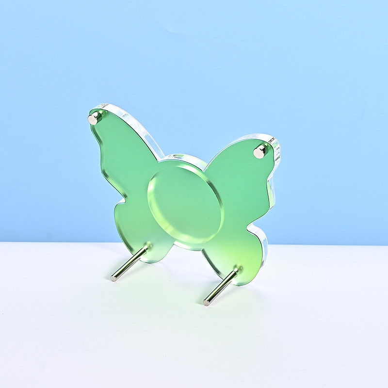 Acrylic badge, stand, removable storage system, (Physicals)