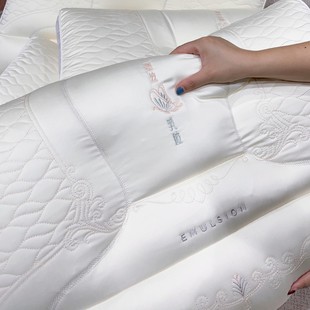 Tencel Partition Cervical Spine Protection Sleeping Pillow Core Household Adult Pair Single Pillow Not Easy to Collapse Medium and Low Pillow Core