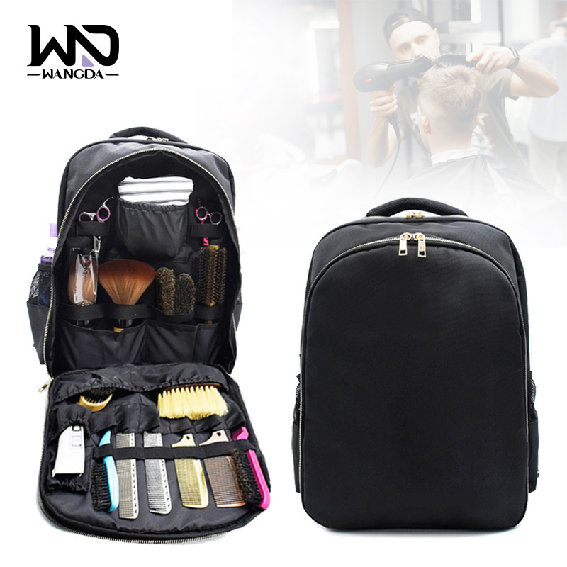 Ventas directas de fábrica mochila de peluquero herramientas portátiles para cortar el cabello secador de pelo cortadora eléctrica bolsa de almacenamiento de herramientas de gran capacidad