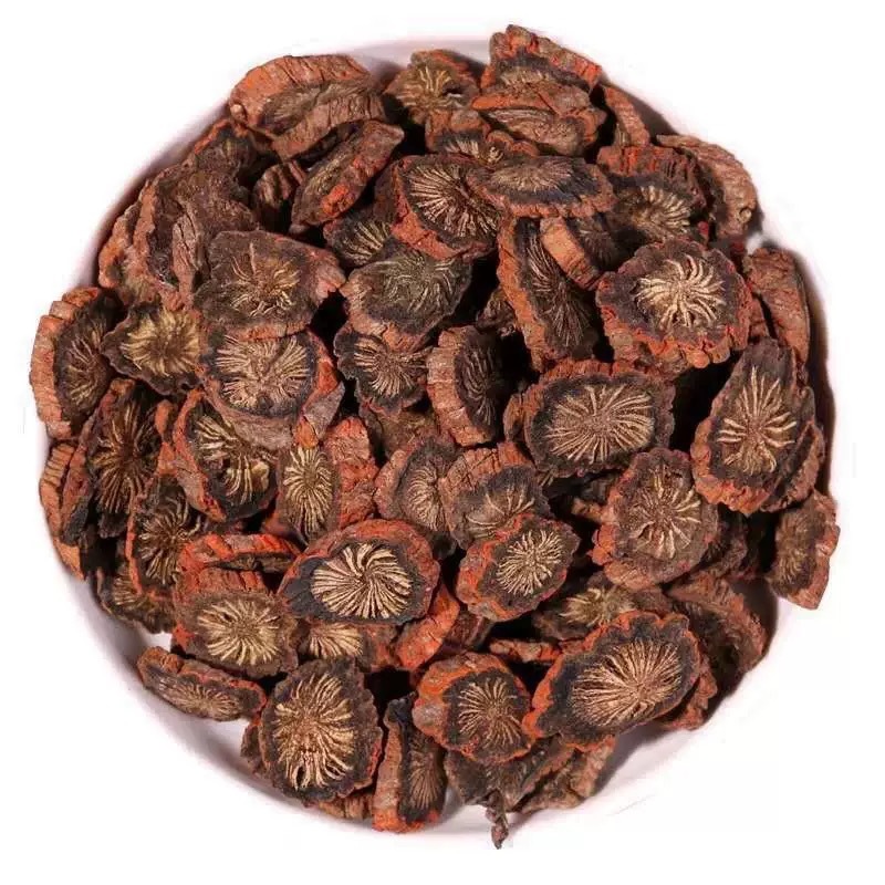 Purple Dan Shen Sliced Salvia Root 500g Zi Dan Shen Traditional Herbal Decoction Pieces in use
