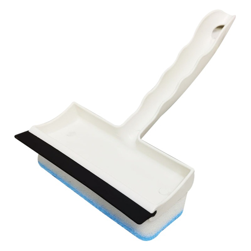 Window glass scraping multifunctional two-in-one wall tile cleaning brush double-sided mirror sponge brush wiper