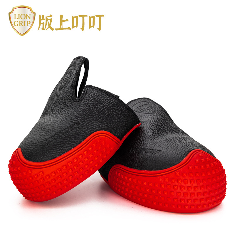 跨境防砸鞋套访客鞋套参观劳保鞋套安全钢包头鞋头防护牛皮防滑