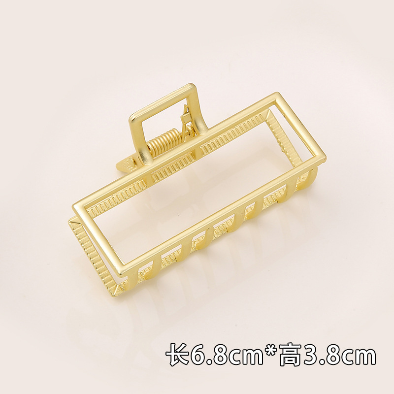 Internet celebridad clip de metal grande clip de tiburón japonés y coreano elegante temperamento espalda Cabeza pelo agarre de alto grado horquilla tocado